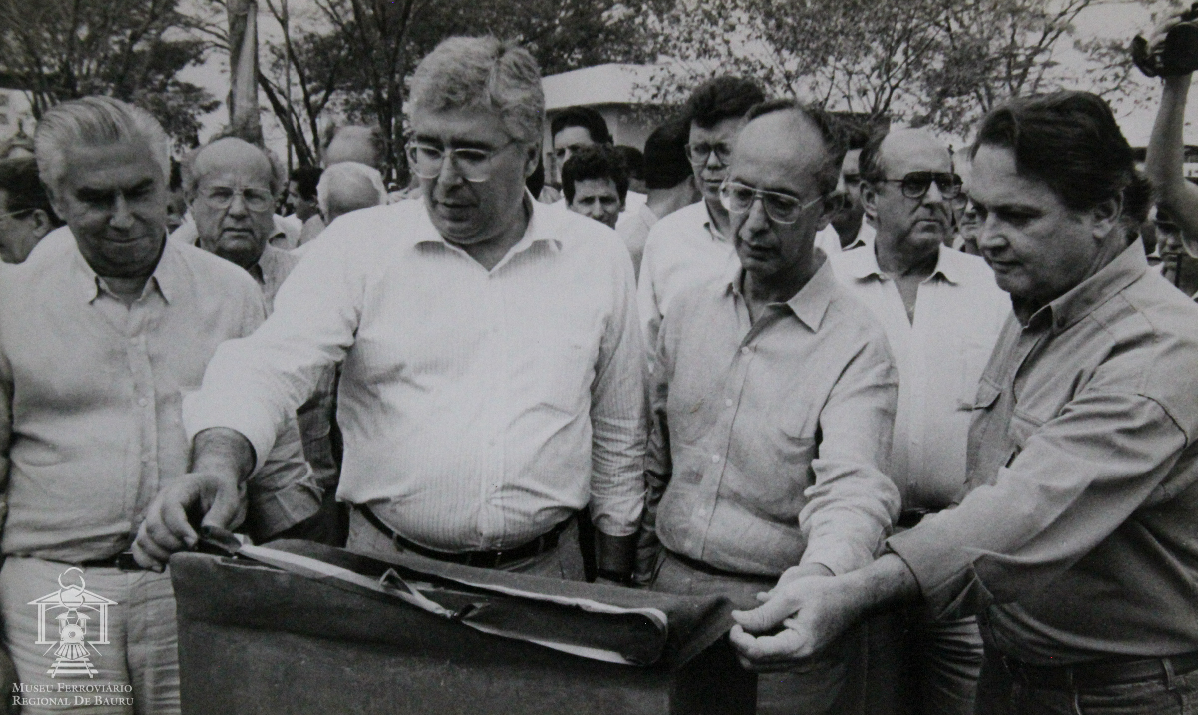 Luiz Antonio Fleury Filho - Museu Ferroviário Regional de Bauru